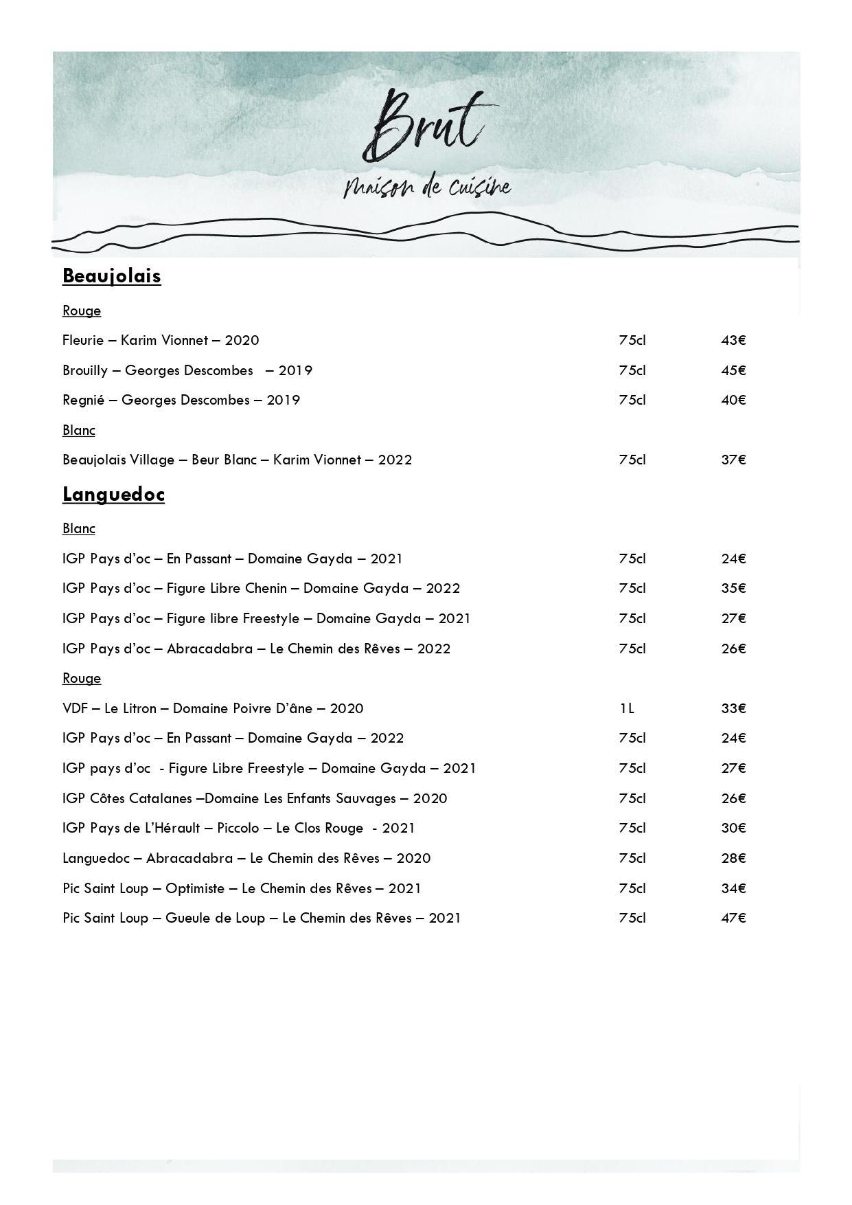 Beaujolais / Languedoc