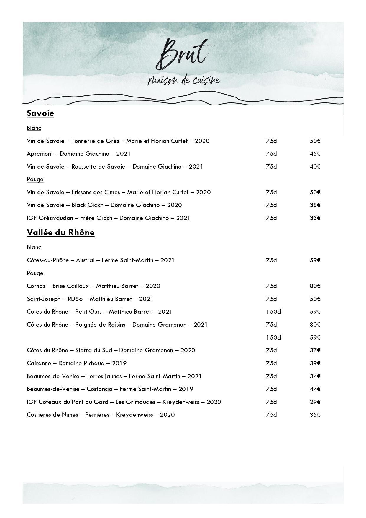 Savoie / Vallée du Rhône